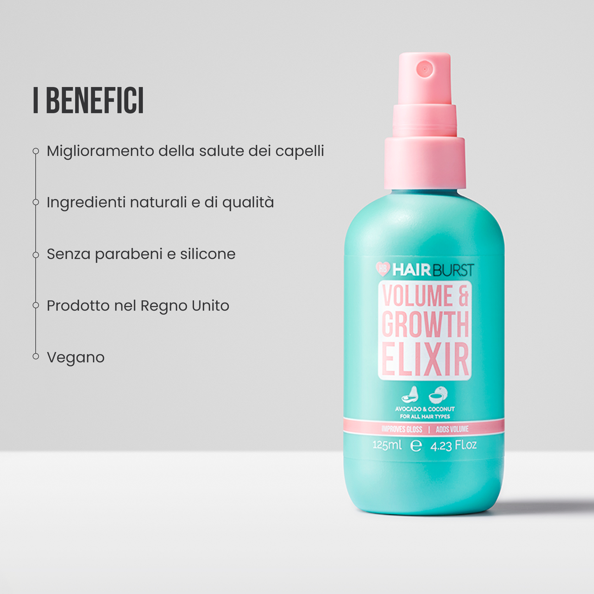 Elixir Spray di Volume e Crescita