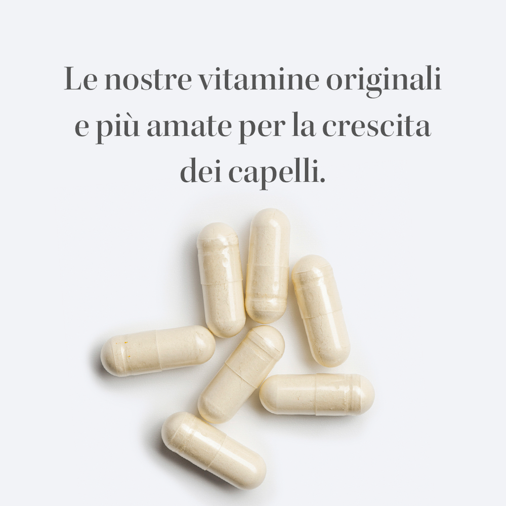 Vitamine in Capsula per la Crescita dei Capelli