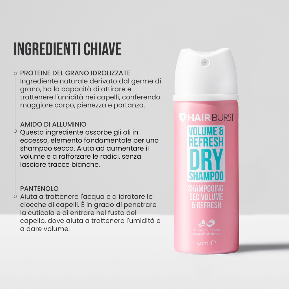 Mini Shampoo Secco Volume & Refresh