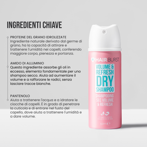 Mini Shampoo Secco Volume & Refresh