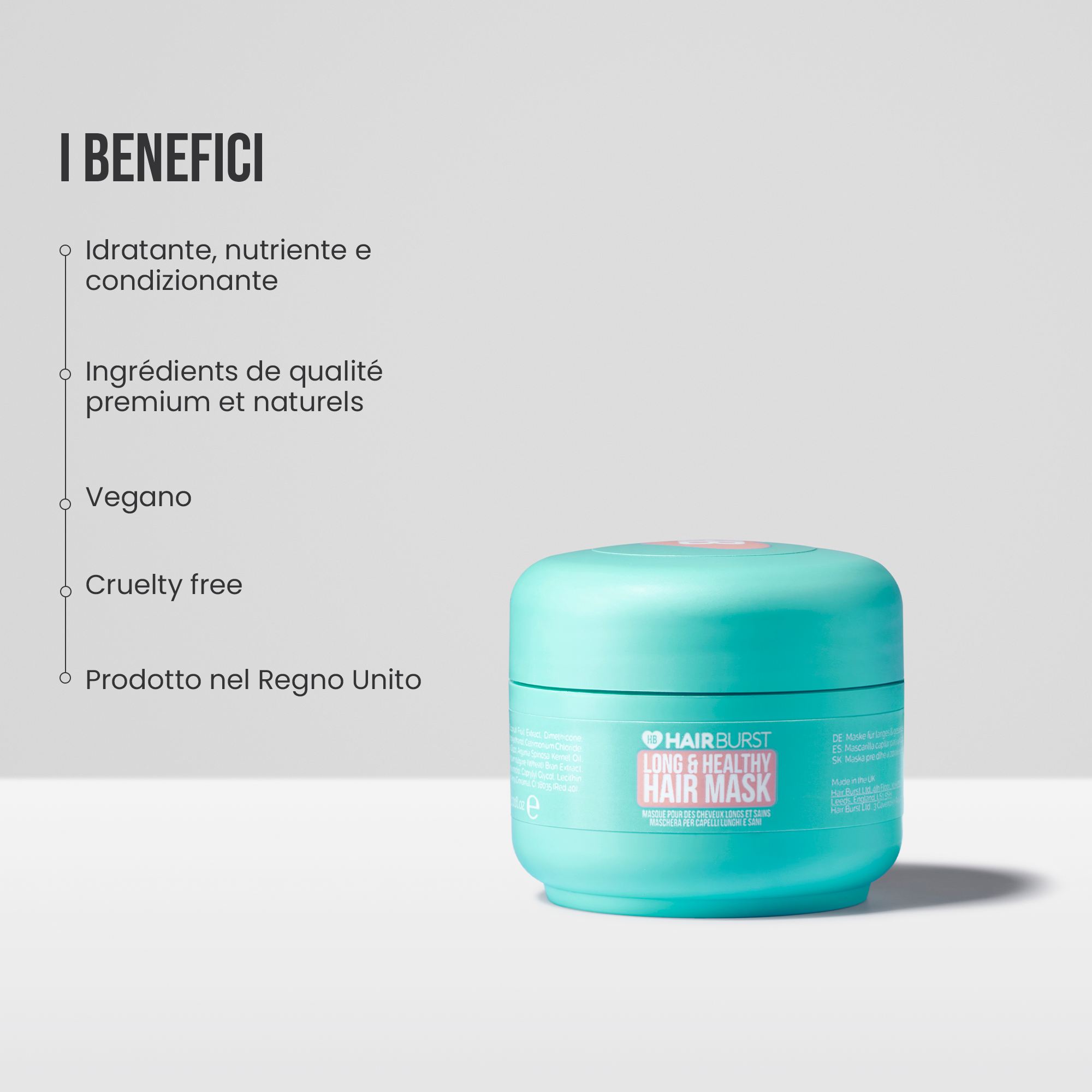 Mini Maschera per Capelli Lunghi e Sani