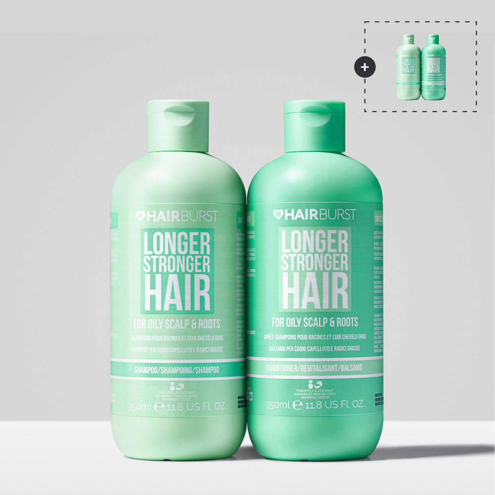 Shampoo e Balsamo per Capelli Grassi - Per Capelli più Lunghi e più Forti