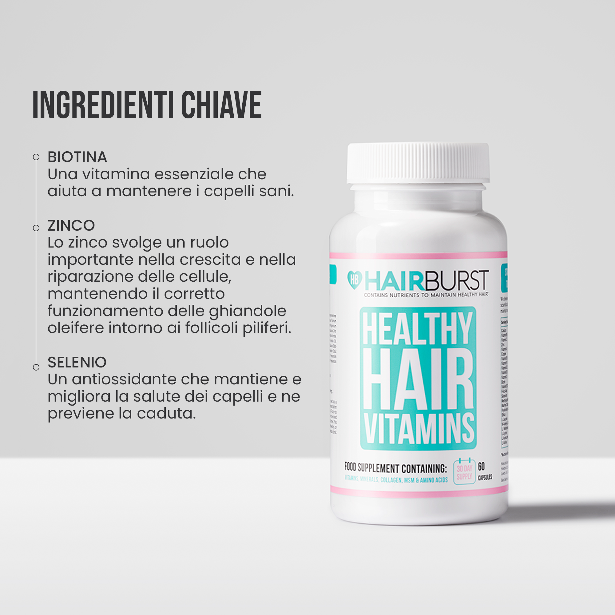 Vitamine per Capelli con Formula Originale in Capsula 1MS