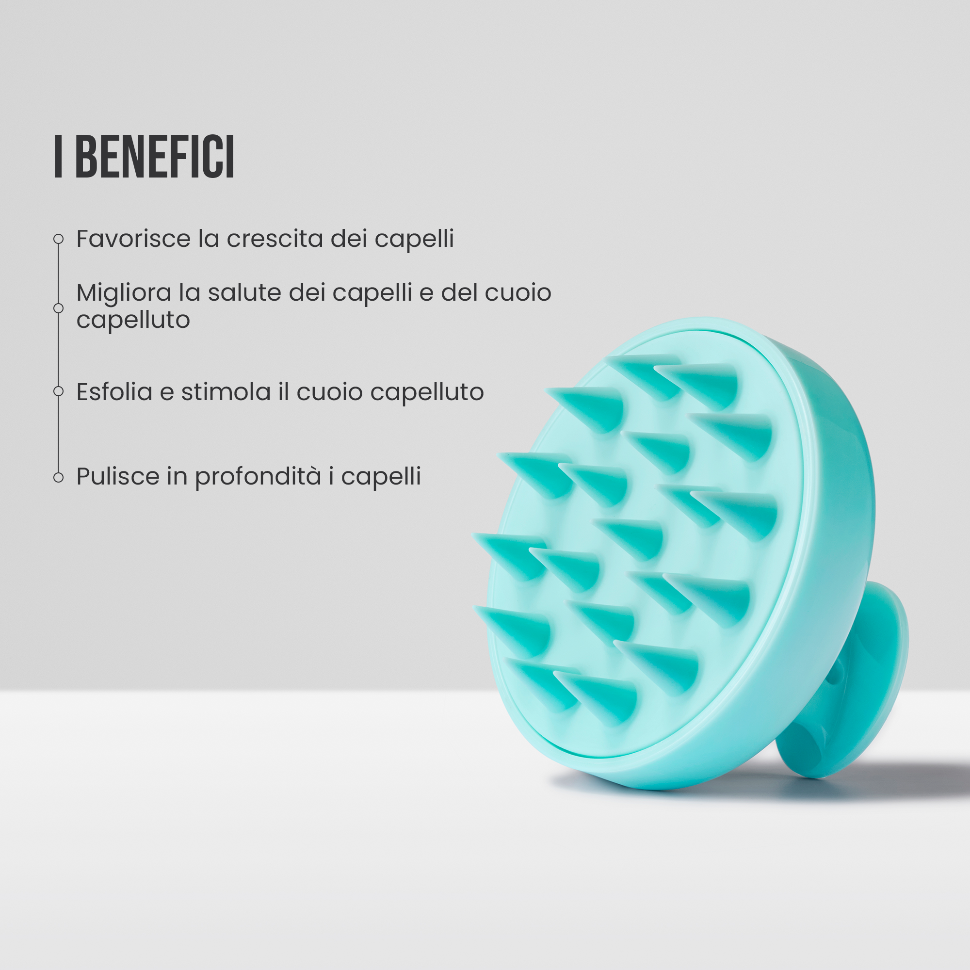 Spazzola Massaggiante per il Cuoio Capelluto