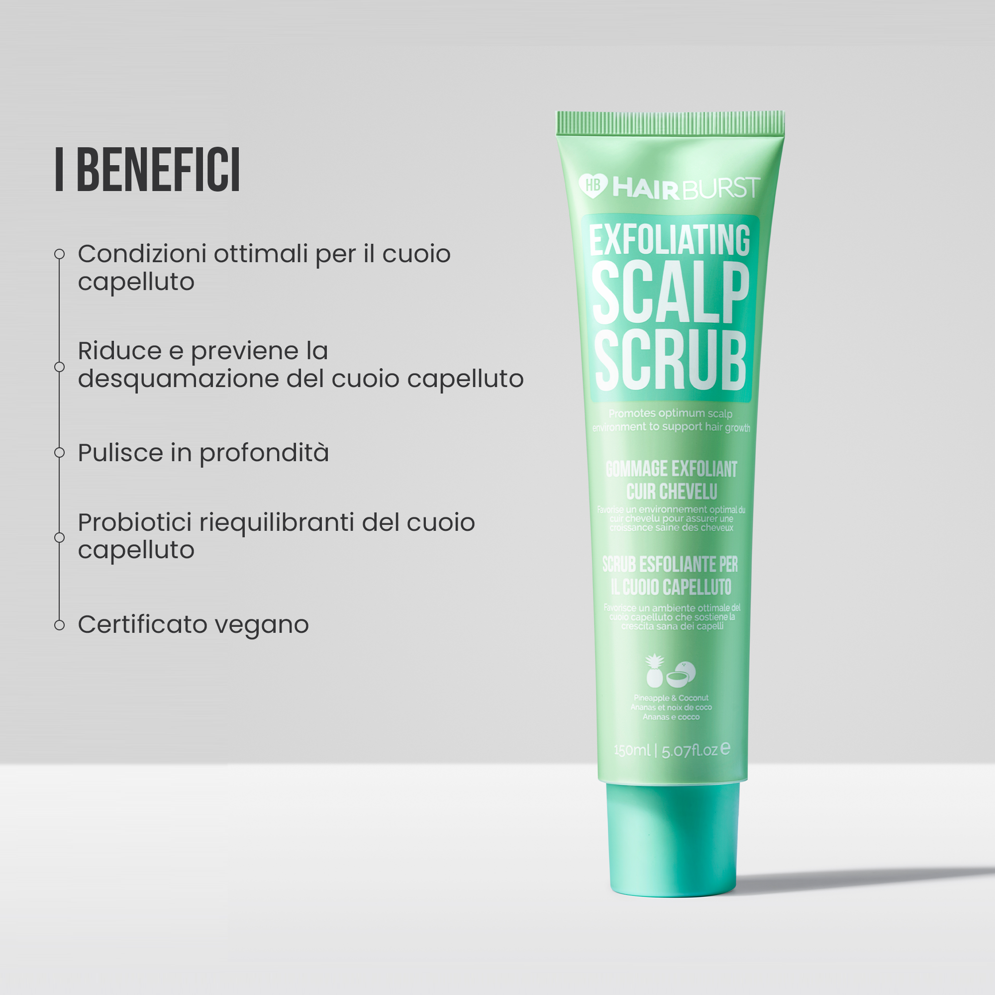Scrub Esfoliante per il Cuoio Capelluto