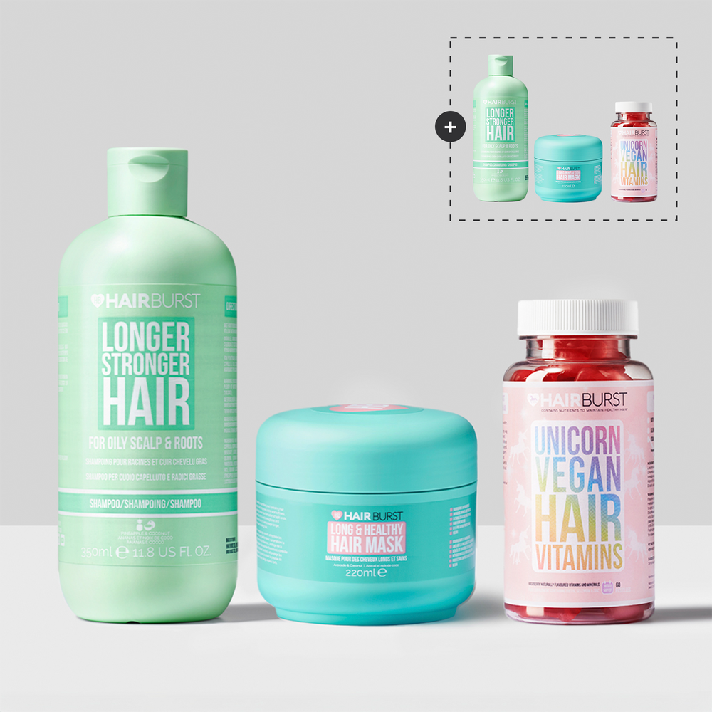 Trio per Capelli Sani con Vitamine Gommose Vegane