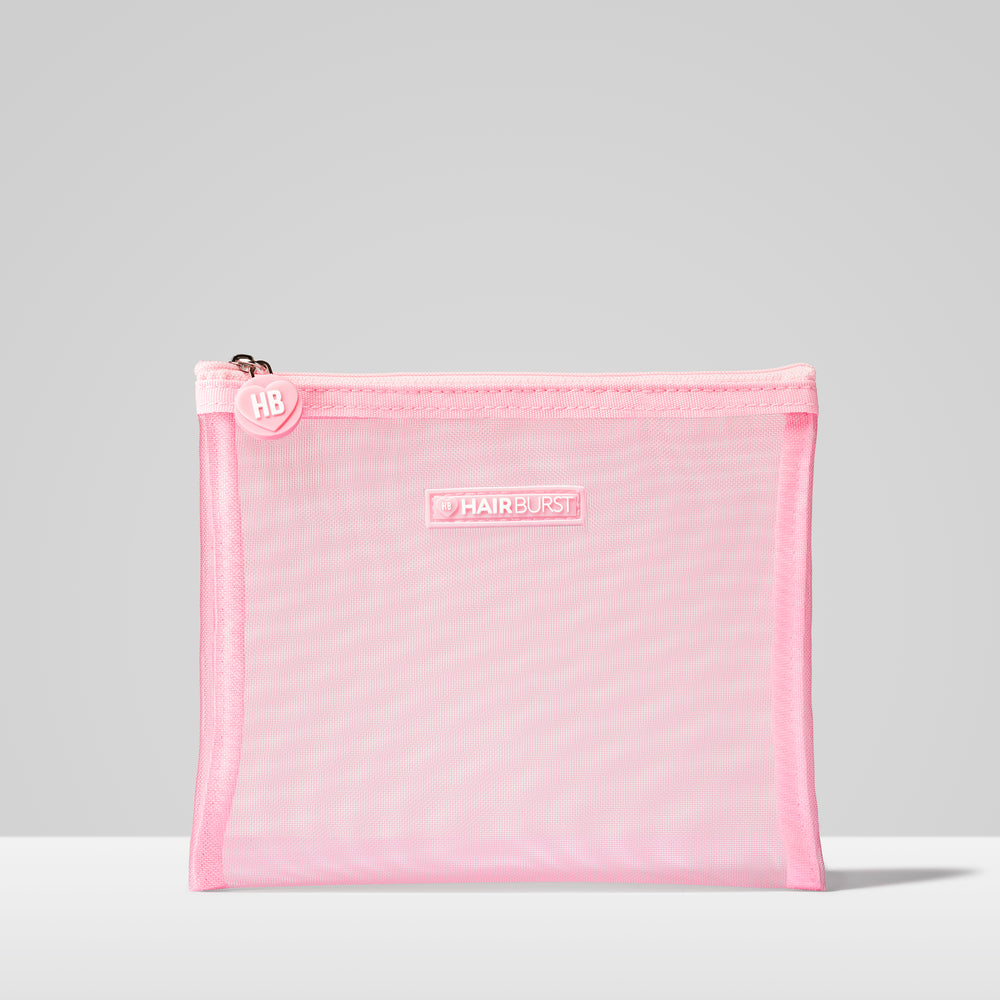 Pochette Hairburst in Rete Rosa