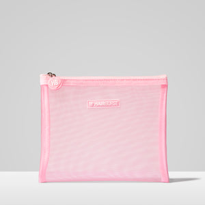 Pochette Hairburst in Rete Rosa