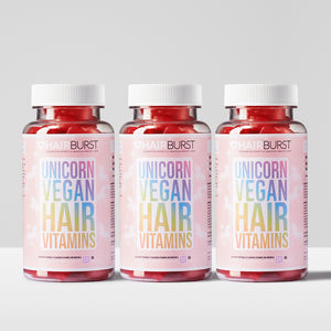 Vitamine Gommose Vegane per la Crescita dei Capelli - 3 mesi