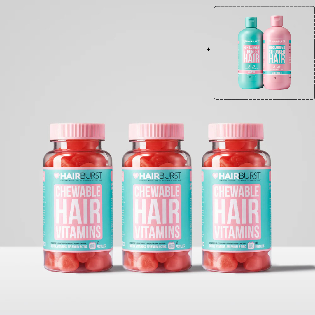 Vitamine Gommose per la Crescita dei Capelli - 3 mesi