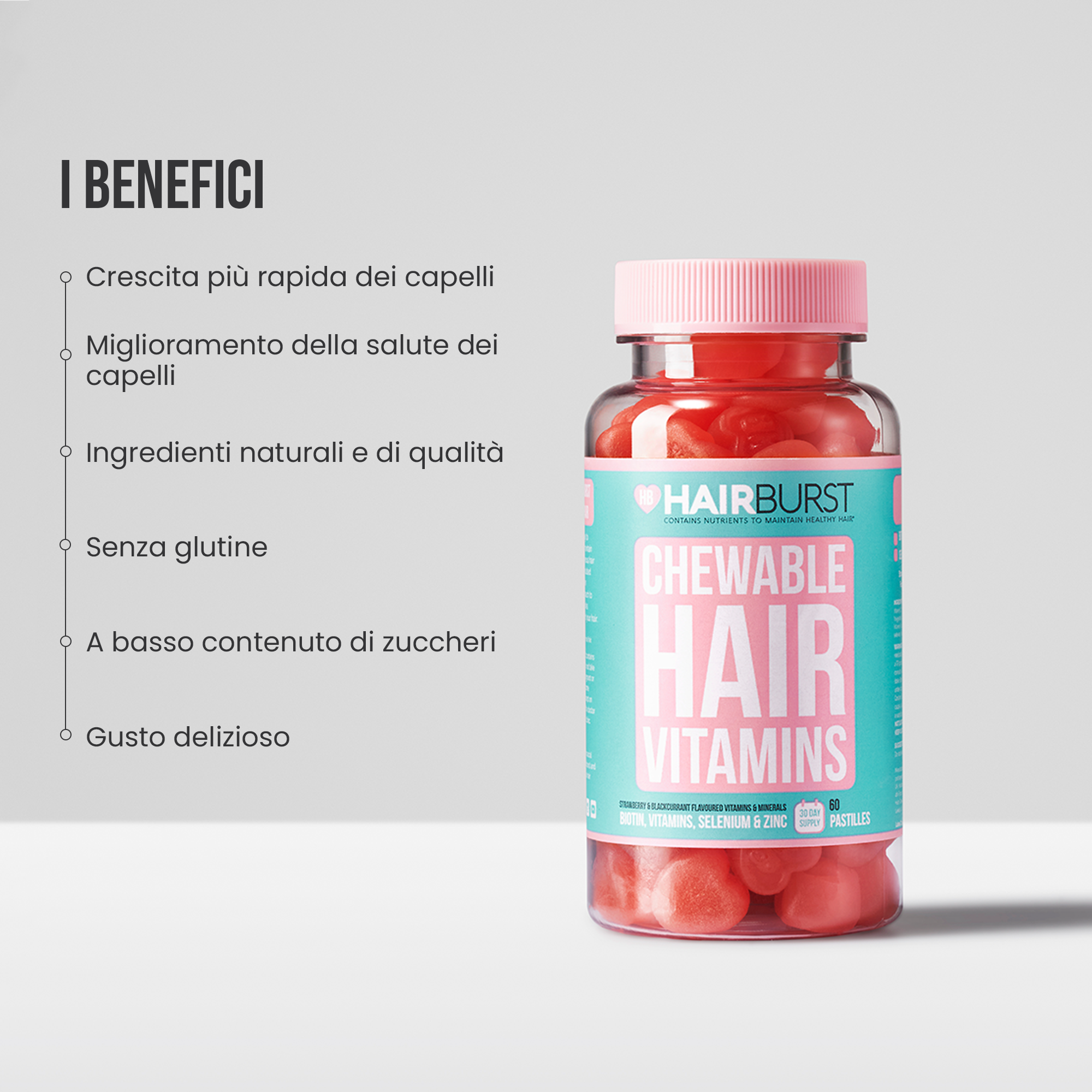 Vitamine per Capelli Gommose 3MS