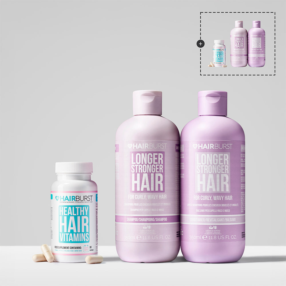 Set di Shampoo e Balsamo e Vitamine in Capsula