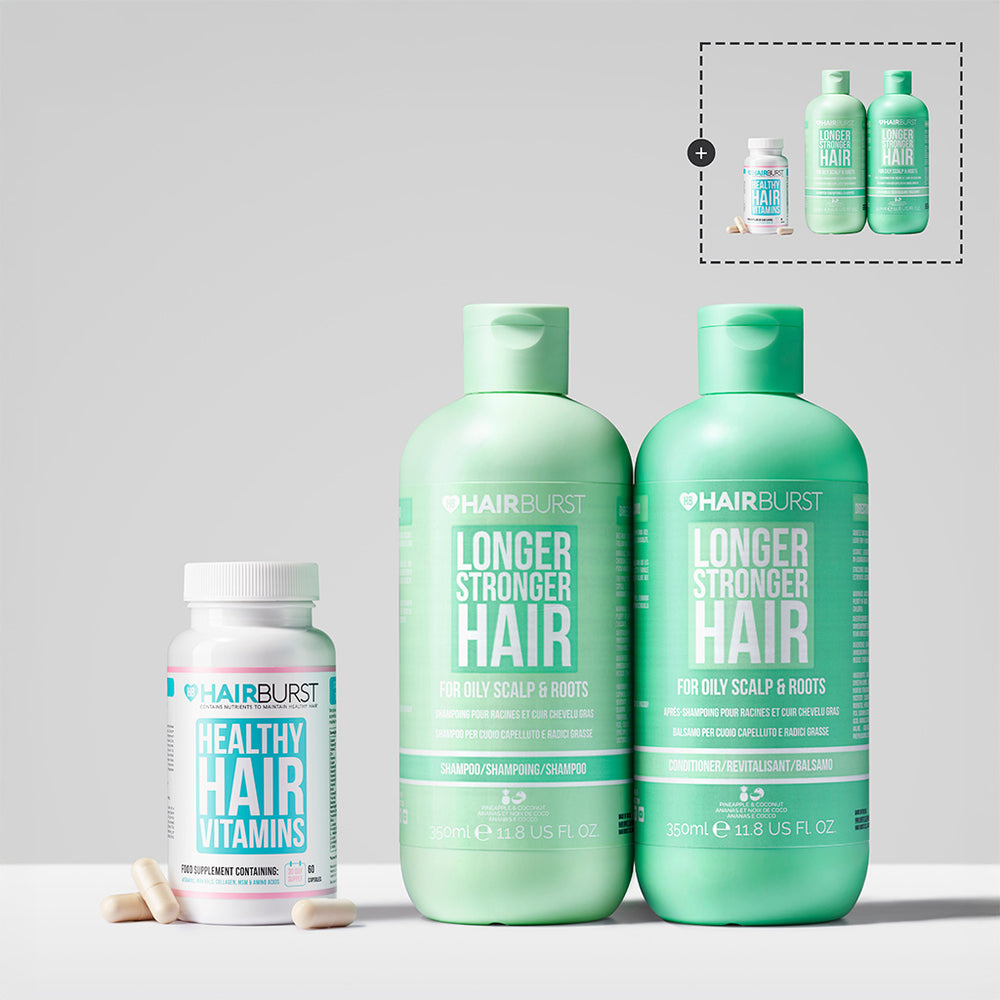 Set di Shampoo e Balsamo e Vitamine in Capsula