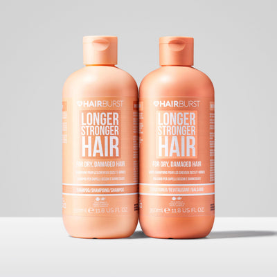 Shampoo e Balsamo per Capelli Secchi e Danneggiati - Per Capelli più Lunghi e più Forti
