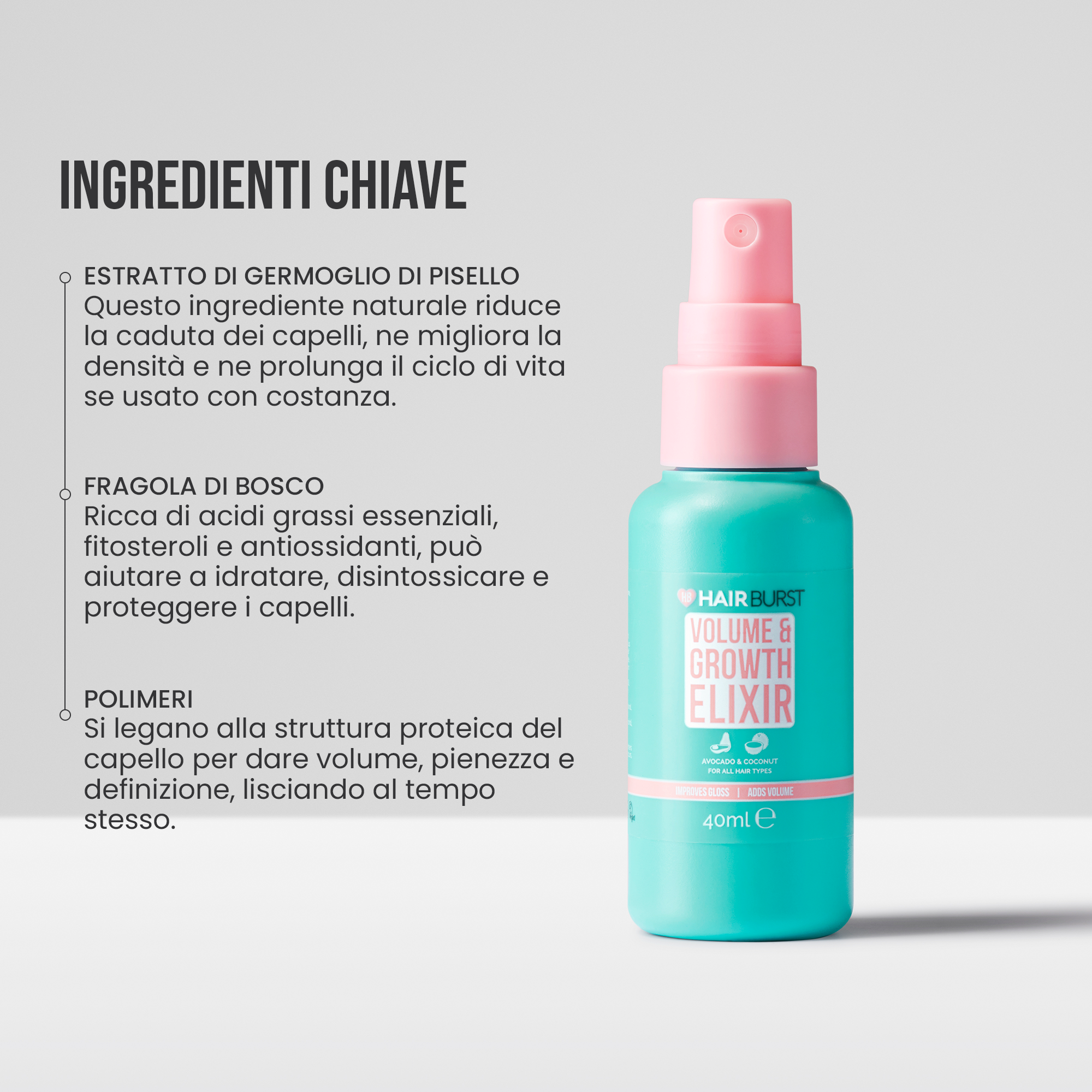 Mini Spray Elixir di Volume e Crescita