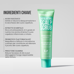 Scrub Esfoliante per il Cuoio Capelluto