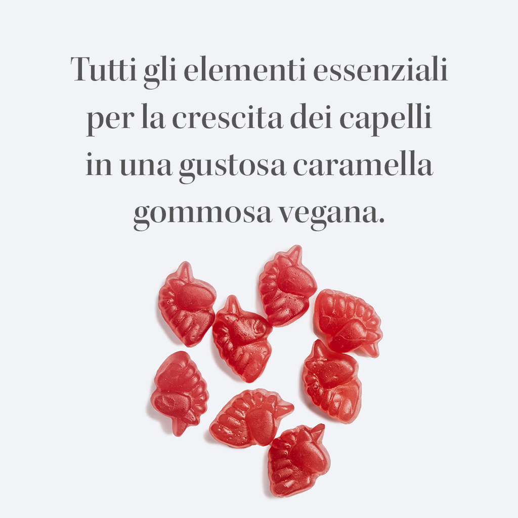 Vitamine per Capelli Vegane Gommose