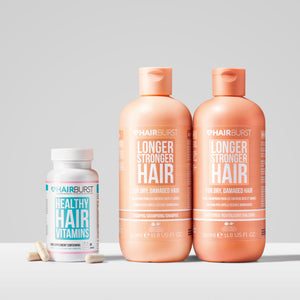 Set Vitamine per Capelli con Formula Originale e Shampoo e Balsamo